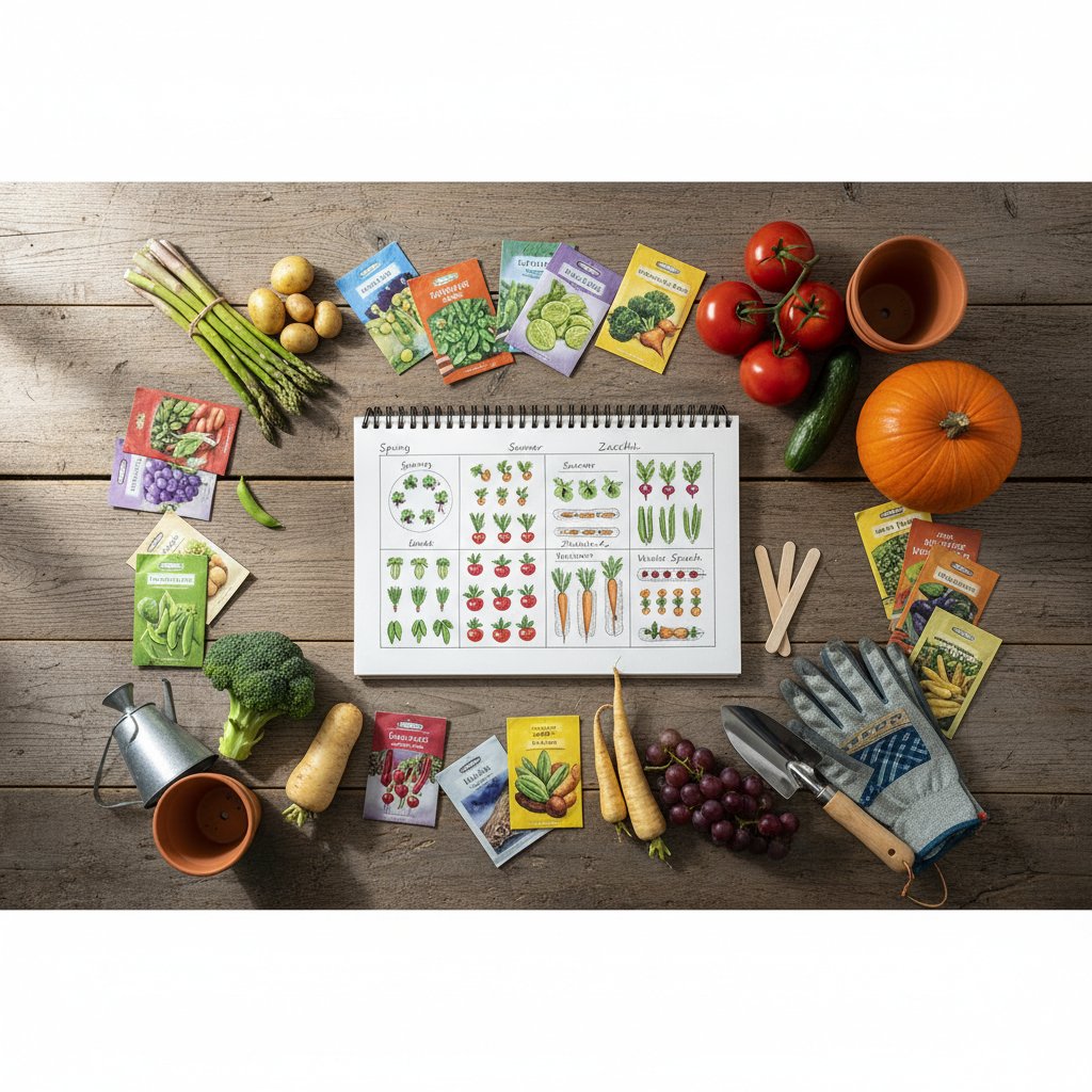 Planowanie upraw warzywnych